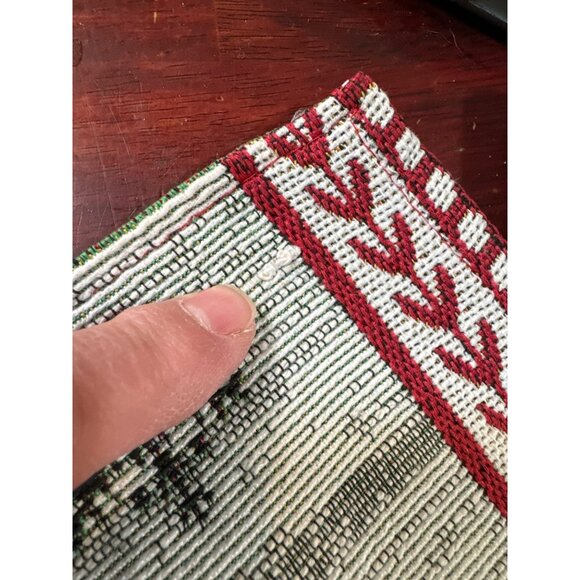 Snowman Pattern Tapestry Placemats Set Of 2 - Picture 4 of 4